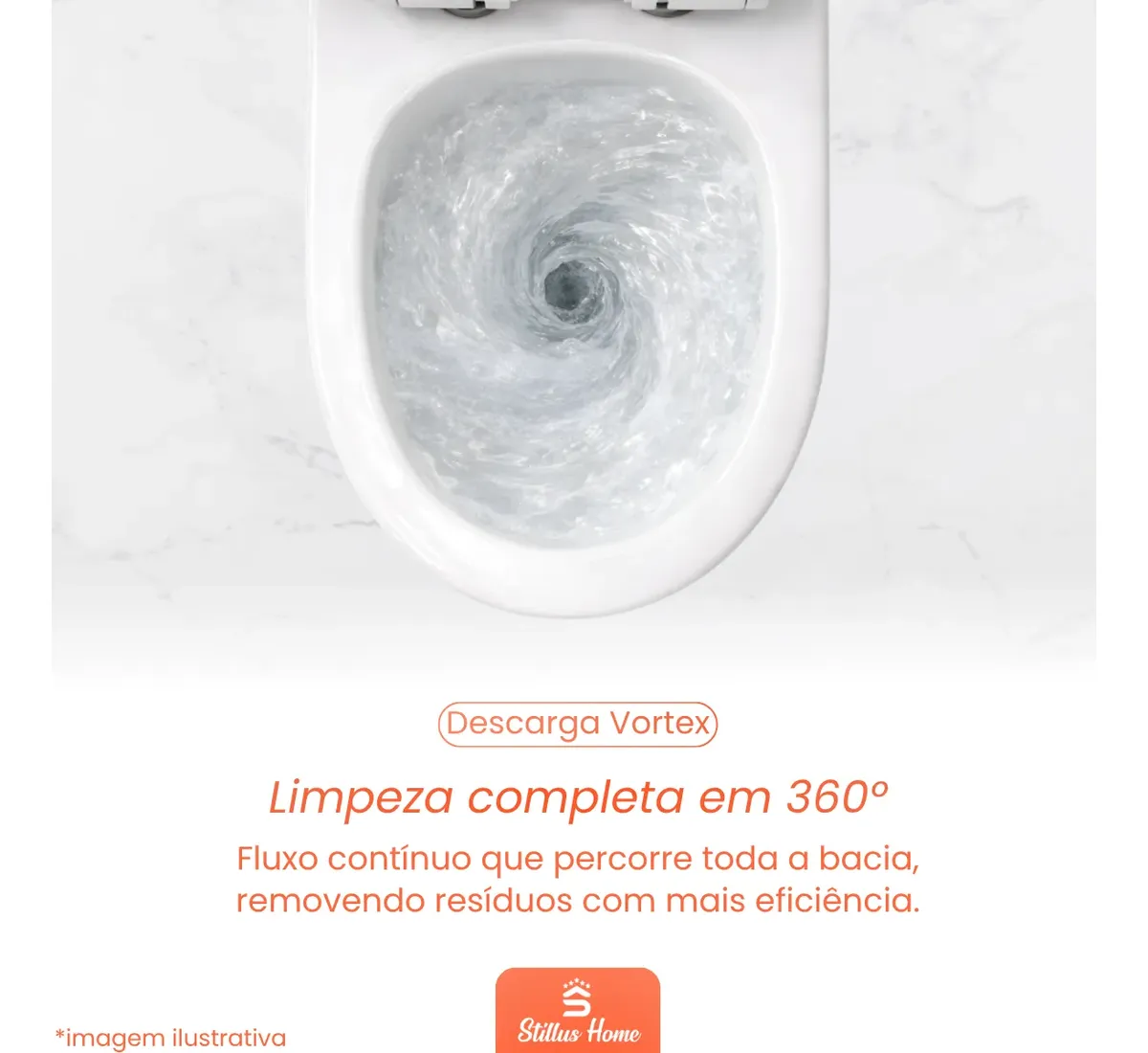 Vaso Sanitário Monobloco Caixa Acoplada Privada Paris Branco — foto 3