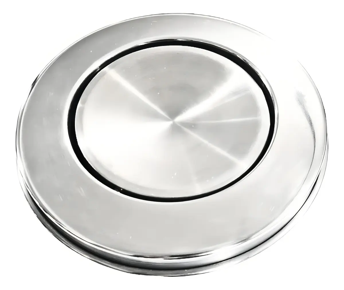 Lixeira Inox 50 Litros Com Tampa Vai-e-vem — foto 3