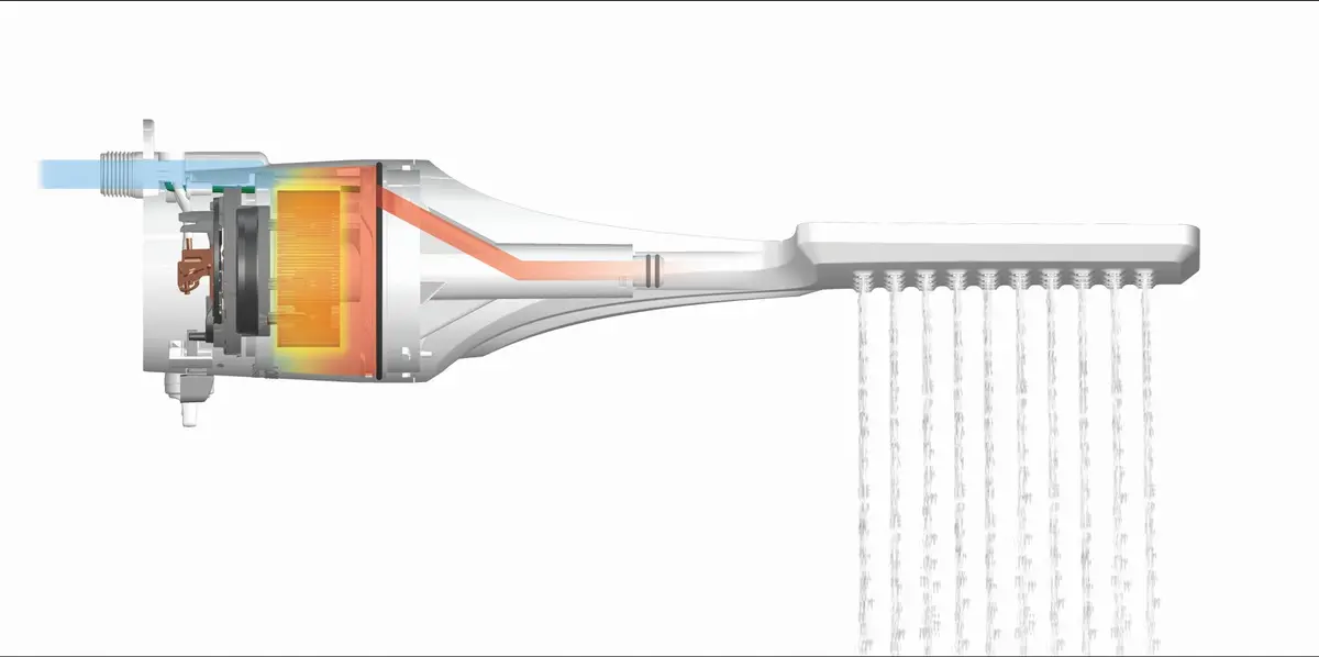 Chuveiro Ducha Lorenzetti Loren Shower Eletrônico Branco 6800w 220V — foto 4