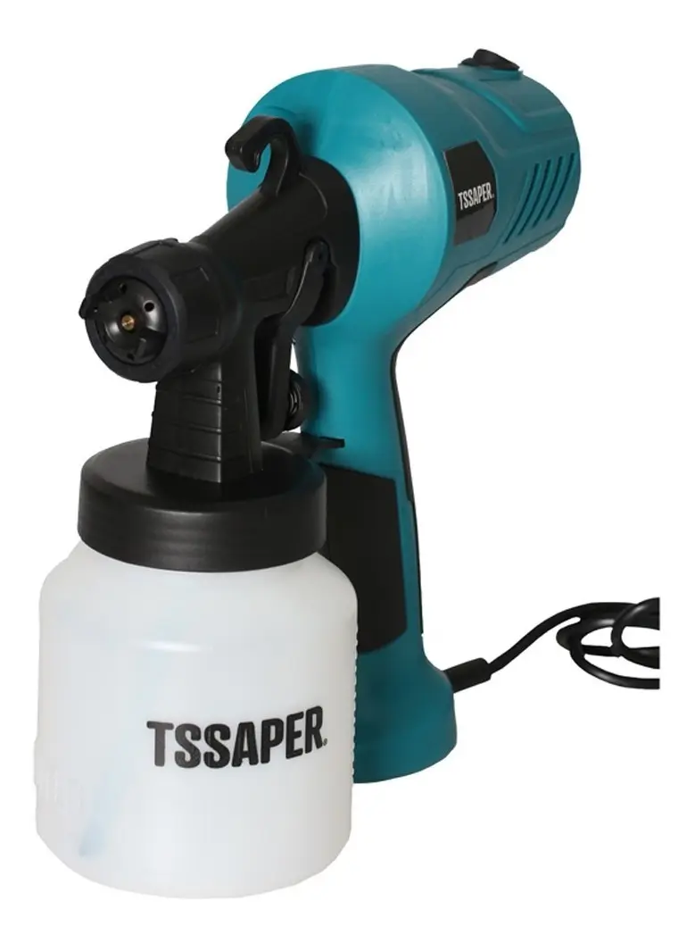 Pistola De Pintura Elétrica 450w Pulverizador Bico Metal — foto 4